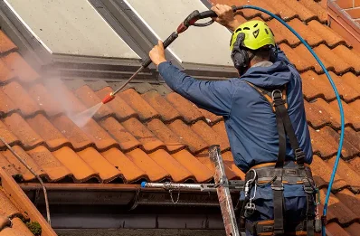Démoussage et hydrofuge de toiture à Belluire